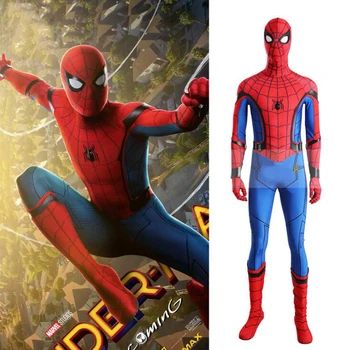 

Halloween Red Spiderman Costume For Women Men Kid Sexy Anime Cosplay Super Hero Spider Outfits Quality Fancy Party Jumpsuits