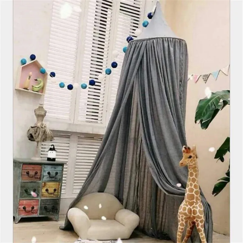 

Infant Palace Bed Curtains Baby Crib Bed Mantle Play Game Tent Kids Children Room Decor Sleep Bedside Netting Mosquito Net