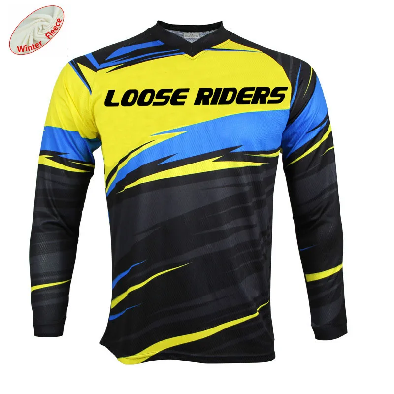 

2018 T-Shirt Long Sleeve Cycling Clothing Cycling Jerseys Downhill Tops Bicycle Mountain Bike Clothing Quick Dry DH MTB Jersey