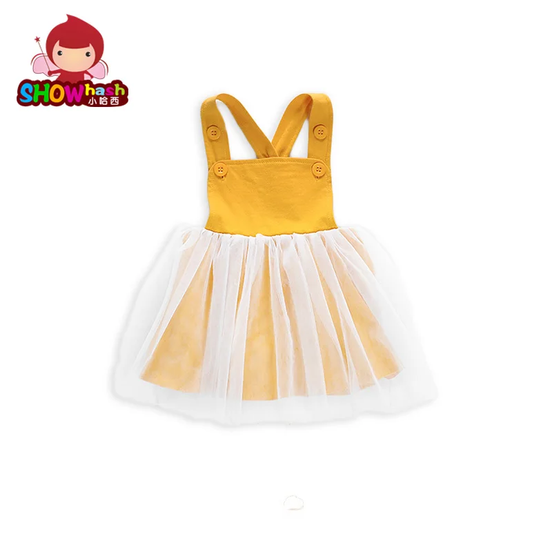 SHOWHASH 2017 Autumn Fashion Lolita Style Cute New Korean Children's High-End Princess Dress Girls Cotton XA812 | Детская одежда и