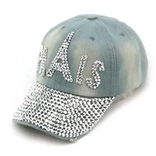 Продукт бейсболка из хлопка шапки женщина горный хрусталь алмаз сделать используется ковбой бейсбол шляпа Зонт остроконечные кепки лето