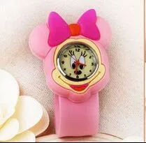Новые модные часы с героями мультфильмов, Детские Силиконовые кварцевые наручные часы, милый подарок, Лидер продаж, 1 шт