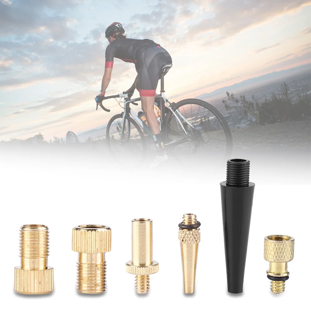 

15pcs Bike Bicycle Valve Adapter for SV AV DV Valve Inflatable Balloon Bike Valve Adapter Bicycle Road Racing Bike Tube caps