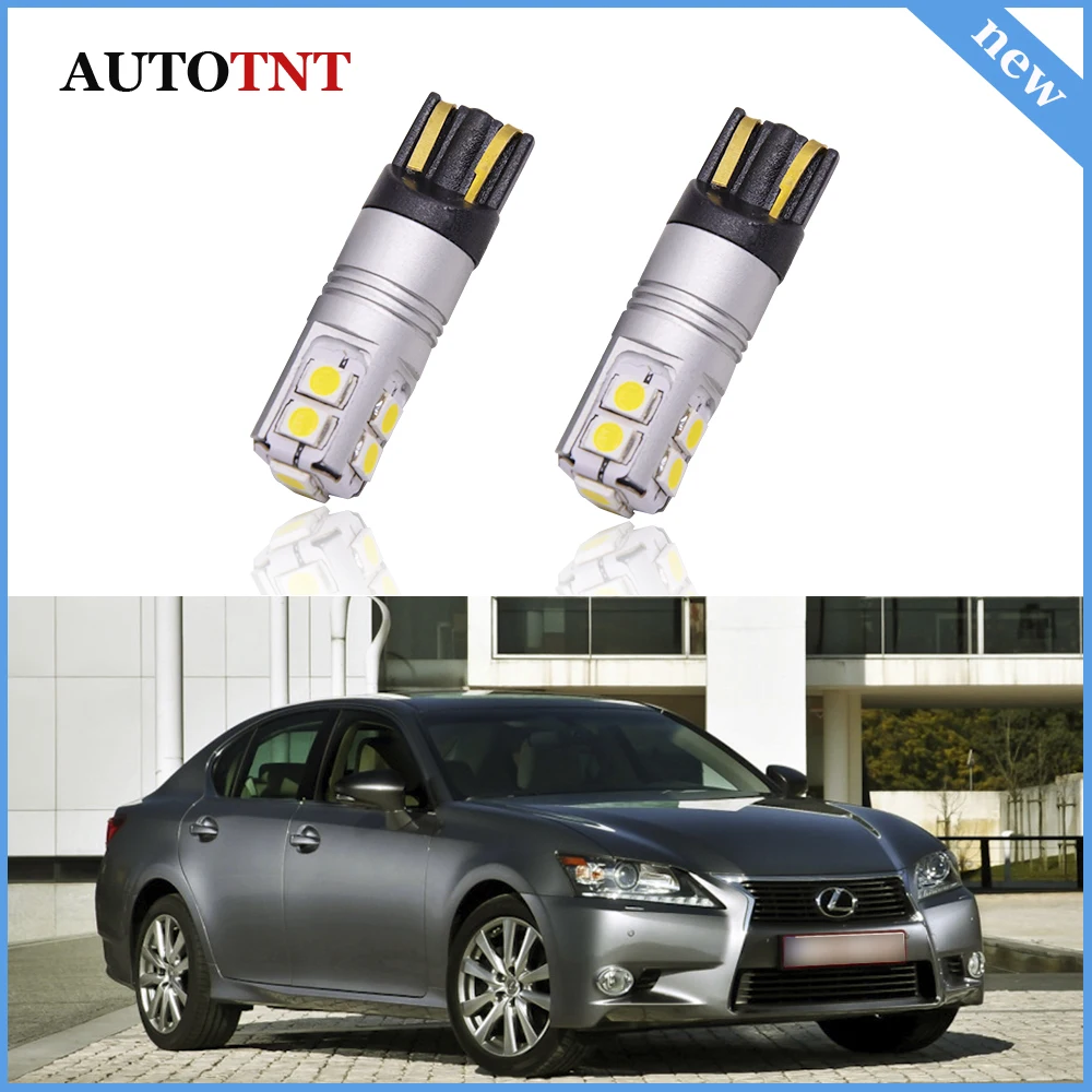 

Car Auto LED T10 Canbus 194 168 W5W bulb light canbus no error for Lexus GS 450h GS F GX URJ150 UZJ120 IS 1 2 3 Convertible IS-F