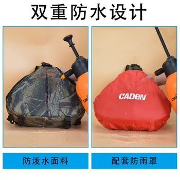 

Waterproof Travel Small DSLR Shoulder Camera Bag with Rain Cover Triangle Sling Bag for Sony Nikon Canon Digital Camera K1