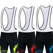 Велошорты для мужчин на открытом воздухе велосипед Велоспорт 3D мягкий для верховой езды нагрудник шорты быстросохнущие MTB нагрудник шорты