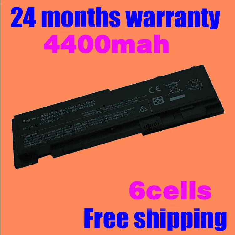 

JIGU Laptop battery 0A36287 ASM 42T4846 42T4845 FRU 42T4847 for LENOVO for ThinkPad T420s T420si 11.1V 6CELLS