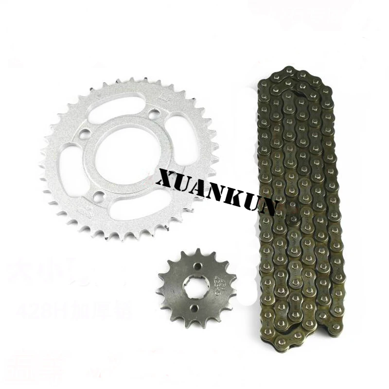 XUANKUN Motorcycle Chain WY125-A Chain Big Chain Pinion Chain