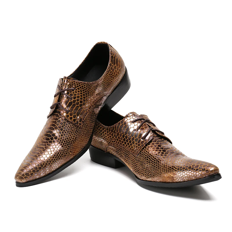 Cuir Sapato Mens As Mariage Véritable Picture De Up Hommes Serpent En Sociale Chaussures Dentelle Classique Italien Costume Luxe Bureau Robe 00nPBSr