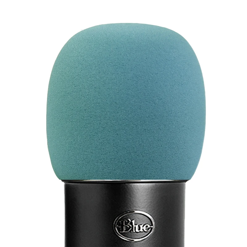 

SHELKEE Foam Microphone Windscreen for Blue Yeti ,Yeti Pro condenser microphones- as a pop filter for the microphones Sky gray