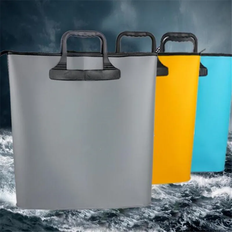

Multifunction Fishing Tackle Bag Portable Folding 50CM Thick Waterproof Fish Bag Eva Fishing Gear Package Protective Bucket