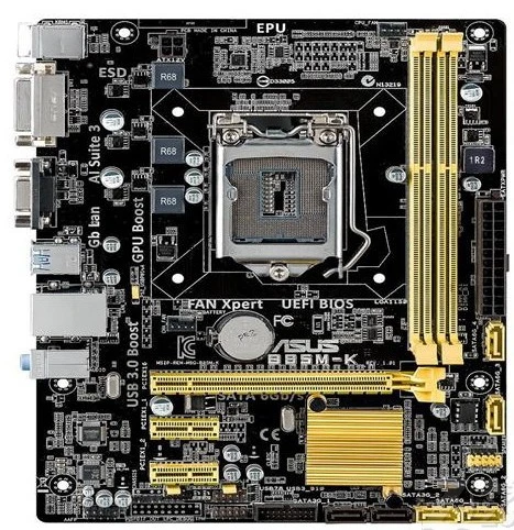 

B85M-K motherboard 1150 pin supports four generations of I3 I5 I7 used 90%new