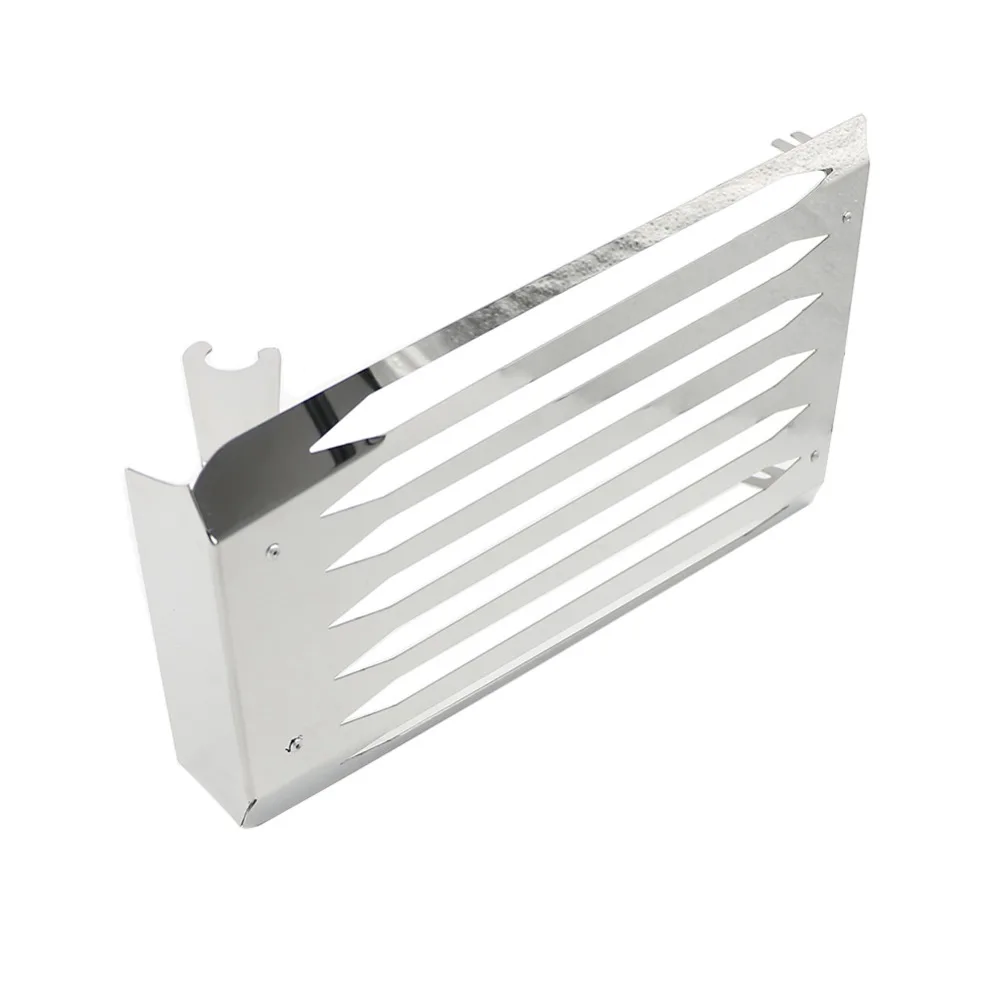 

Motorcycle Skull Flame Polished Stainless Steel Radiator Cover Grill Guard Protector For Honda Fury VT1300 VT 1300 2010-2016