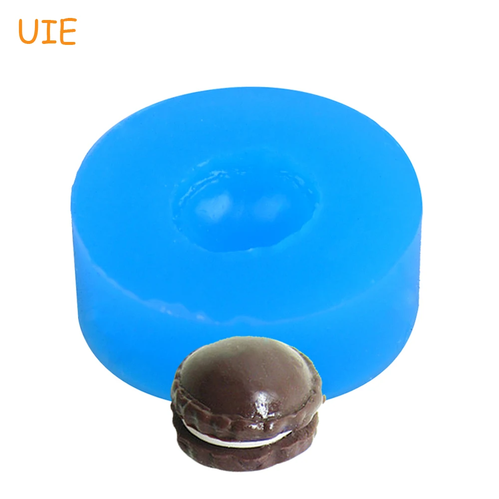 

GYL146U Macaron Mold 14mm Flexible Silicone Mold Kawaii Deco Sweets Miniature Food Mold Polymer Jewelry DIY Mold