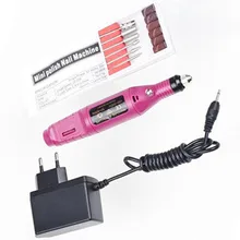 1set 6bits Power Drill Professional Electric Manicure Machine Nail Drill Pen Pedicure File Polish Shape Tool Feet Care Product