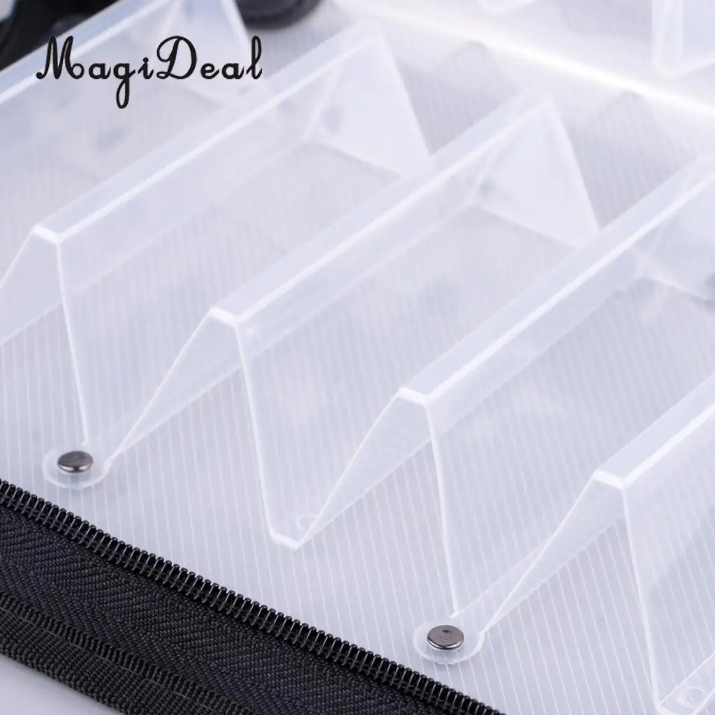 Squid Jig Bag Pouch Both Side Storage Lure Case Holder Wallet Clear 12 Compartments