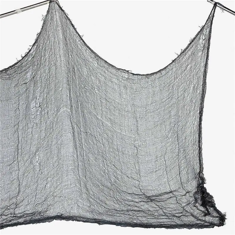 Halloween Gauze Sheer Gauze Element Yarn Roll Black And White Atmosphere Rendering Party Decor Creepy gauze