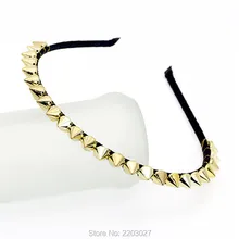 Fashion Punk Style Hair Trinket Metal Rivet Hair Bands Vintage Women Headband Hair Accessories