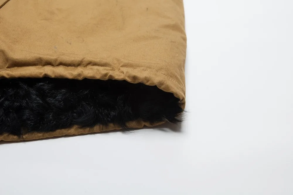 Топ удобный настоящий черный ягненок подкладка с капюшоном мужская зимняя верхняя одежда натуральный мех ягненка куртки