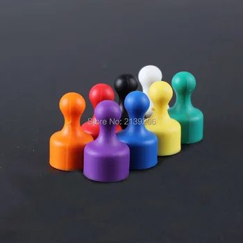 

200PCS D12mm*20mm powerful neodymium magnetic pins drawing paper whiteboards fastener,stamp magnets