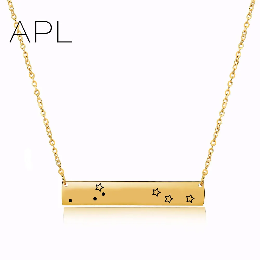 

Zodiac Jewelry Celestial Constellation Necklace Bar Necklace Statement jewelry, Bridesmaid gift Personalized Gift For Women