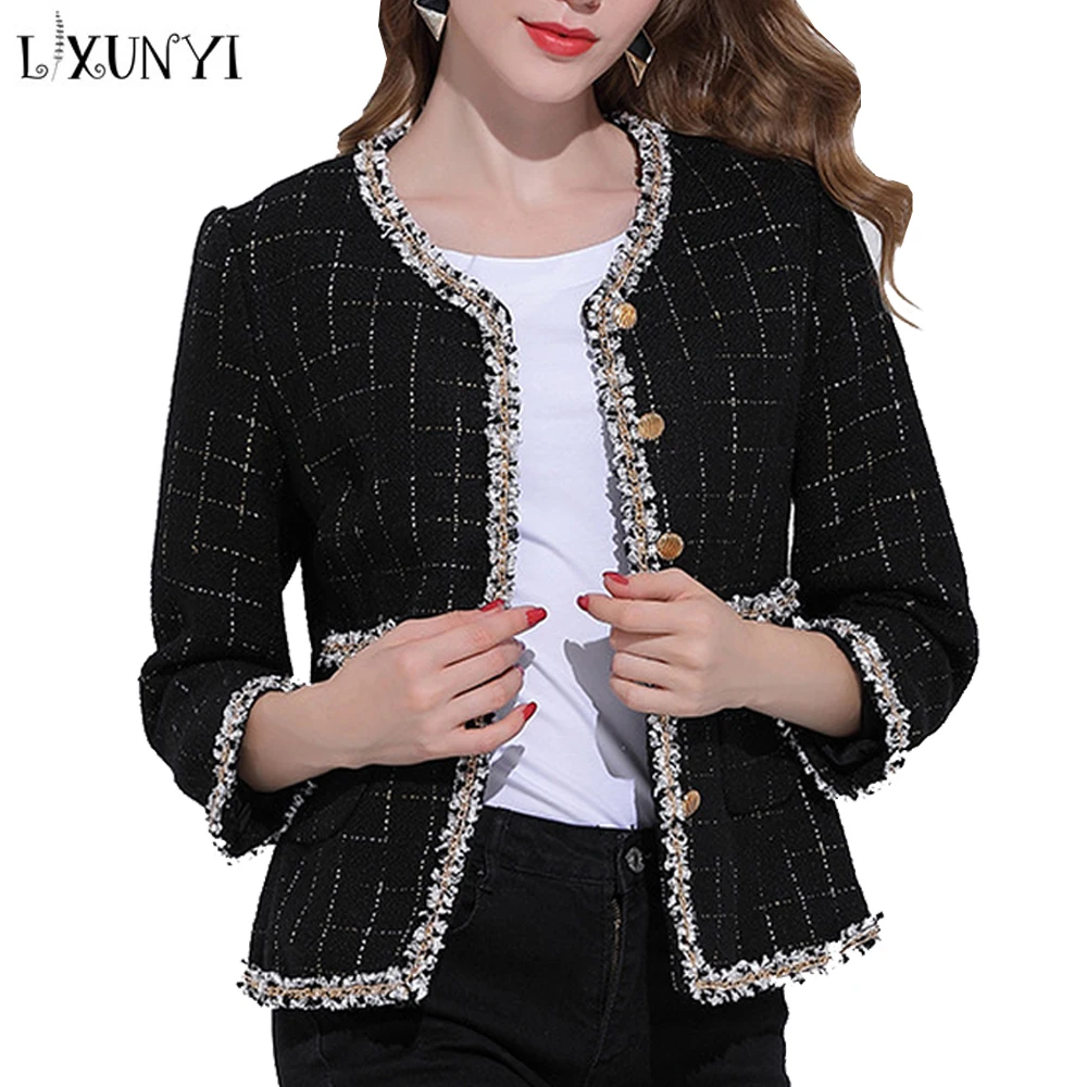 short black tweed jacket