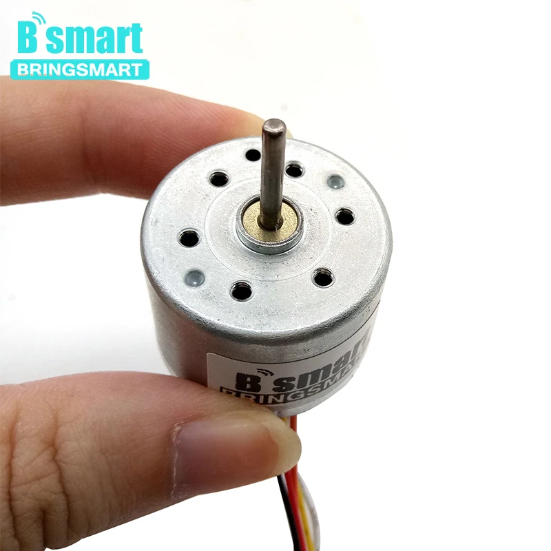 Bringsmart R2418 высокое Скорость 7500 об/мин 12V BLDC мотор, Электрический Фрезер для PWM с заглушкой по часовой стрелке против CCW Бесщеточный мини-двигатель постоянного тока сигнала отзывы