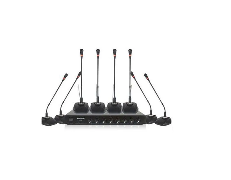 

8x Wireless Conference Microphone Anti - interference microphone conference system