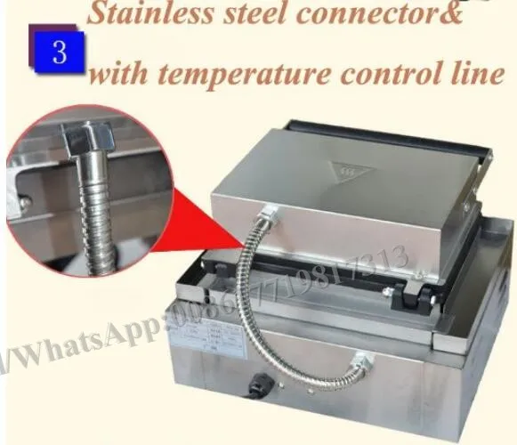 Commercial gas 4pcs Crispy corn hot dog Waffle maker/Hot dog machine/French Muffin sausage Machine