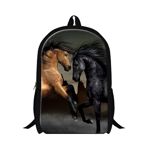 Новые дизайнерские рюкзаки с рисунком лошади для мальчиков-подростков, студенческий рюкзак журнал модная книжная Сумка для колледжа, стильная Наплечная школьная сумка - Цвет: Зеленый