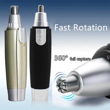 Триммер для волос в носу безопасная Машинка для удаления волос Машинка для стрижки волос для взрослых электробритва для удаления волос в носу триммер вращающийся электробритва для удаления волос в носу триммер