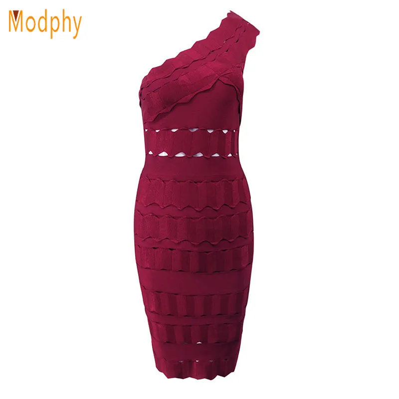 

New Arrival winter Women's Bandage mesh Dress embroidere One shoulder ruffles Celebrity Runway Party Dress Casual Vestidos HL208