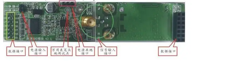 DYKB высокоскоростной AD9226 12bit AD модуль FPGA макетная плата расширения 65MSPS сбор