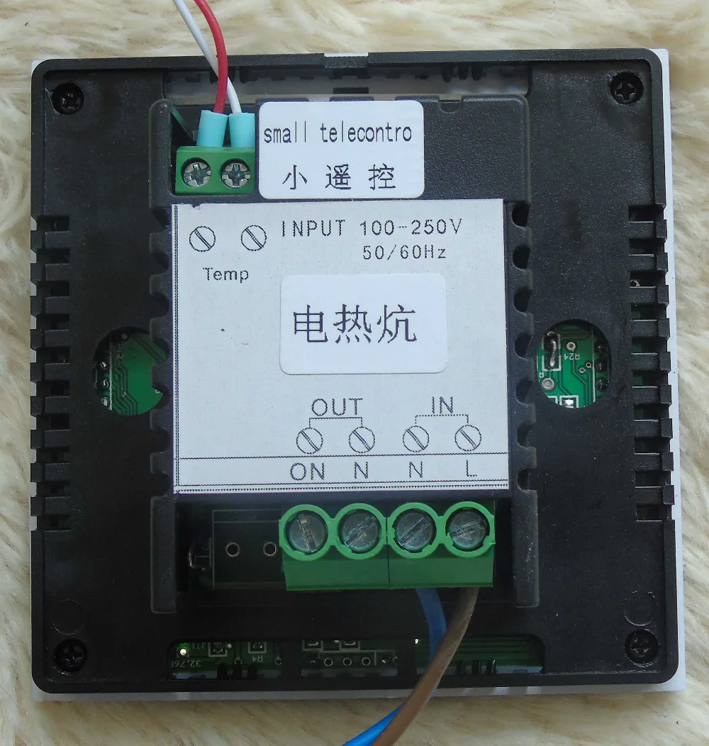 5KW 100 240VAC Radiant пол с подогревом термостат электрически подогреваемый контроль