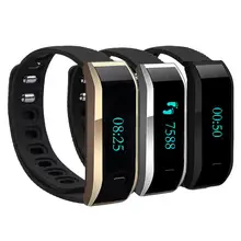 Bluetooth Smart Браслет, Фитнес трекер Smart, носимых Спецодежда медицинская здоровья Мониторы группа для Sumsung Huawei
