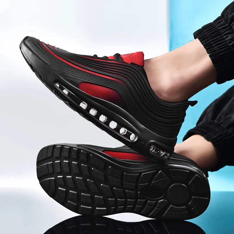 Outdoor Walking Shoes Men Stylish Trainers Sneakers Four Seasons Gym Shoes