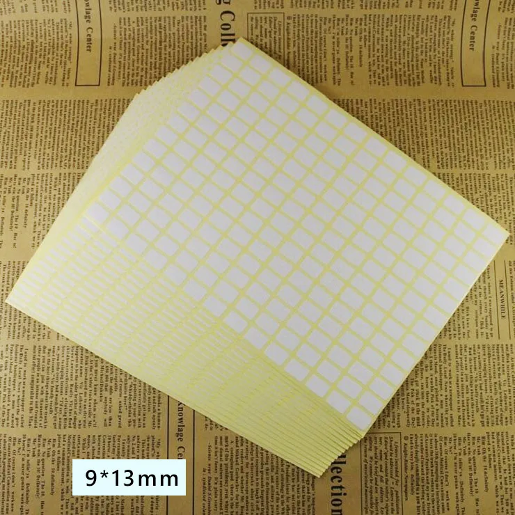 

2940 pieces/pack 4 Sizes Self adhesive label Blank note label Bar sticker white handwriting name stickers multi shaped 4.27