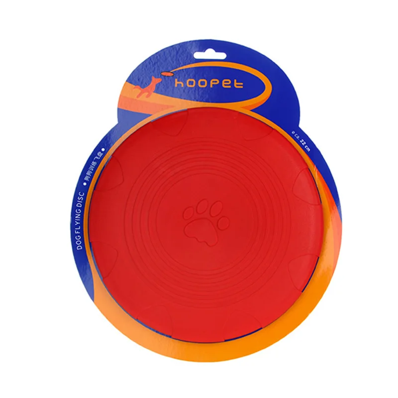 HOOPET الكلب لعب العظام طباعة الحيوانات الأليفة الكلب الطائر القرص التدريب الأسنان مقاومة لعب الحيوانات الأليفة Speelgoed