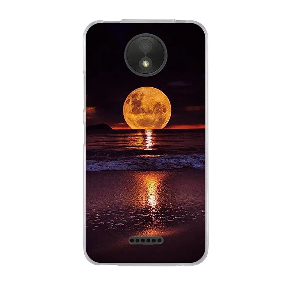 3D ТПУ чехол для Motorola Moto C plus стерео окрашенный XT1723 XT1724 рельефный задней панели