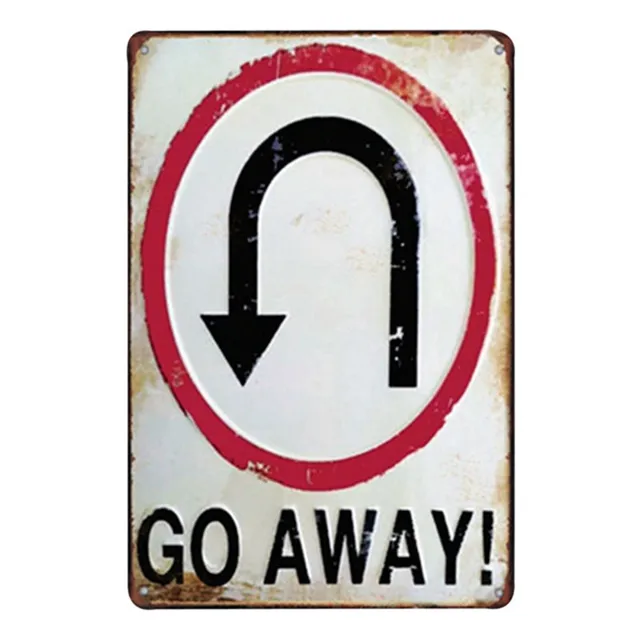 AREA 51 NO TRESPASSING Rustic Warning Sign Metal Wall Plaques Rustic
