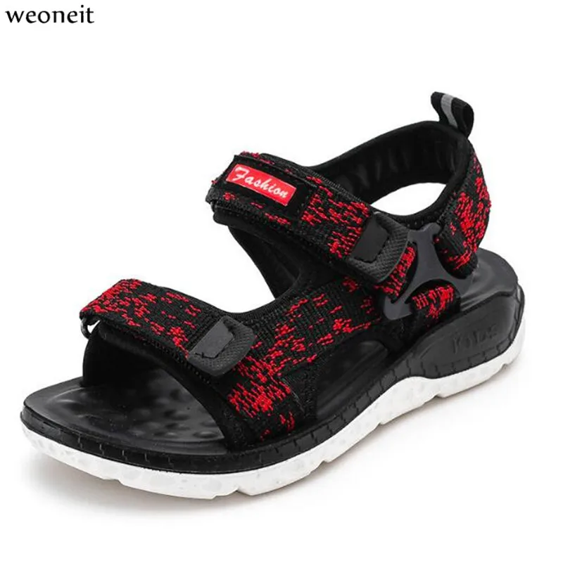 

Weoneit Boys Sandals Summer Sneakers Kids Shoes Infantil Boys Beach Sandals Casual Fashion Soft Flat Shoes Size 26-37