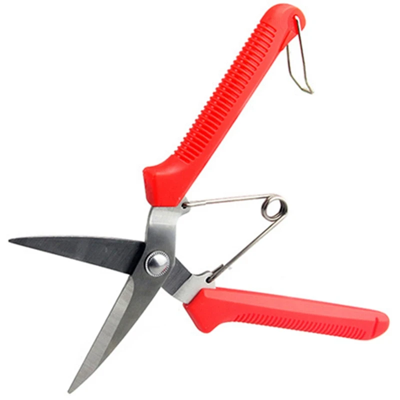 Gardening Hand Pruner Garden Scissors Pruning Shears Micro-Tip Pruning Snips Leaf Trimmer Straight Florist Scissor For Plants