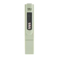 1 шт. ЖК-дисплей цифровой TDS-3 TDS измерительный фильтр ручка Temp PPM тестер Stick Чистота воды тестер 0-9990 PPM термометр-ручка без подсветки