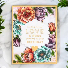 

Julyarts 23 Styles 11*16cm New Clear Stamps Card Making Scrapbooking Embossing Paper Craft Silicone Flower Alphabet Stamp