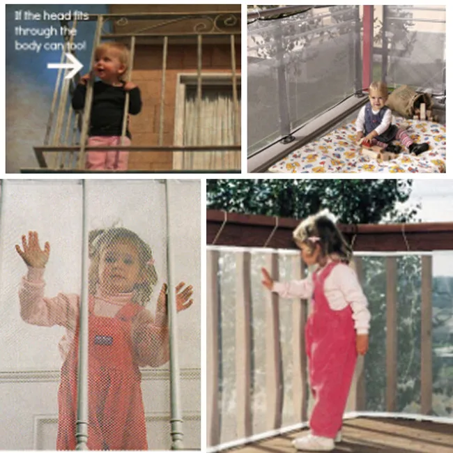 Новая детская прозрачная утолщенная ограждение защитная сетка для балкона ограждение для безопасности ребенка защитная сетка для балкона