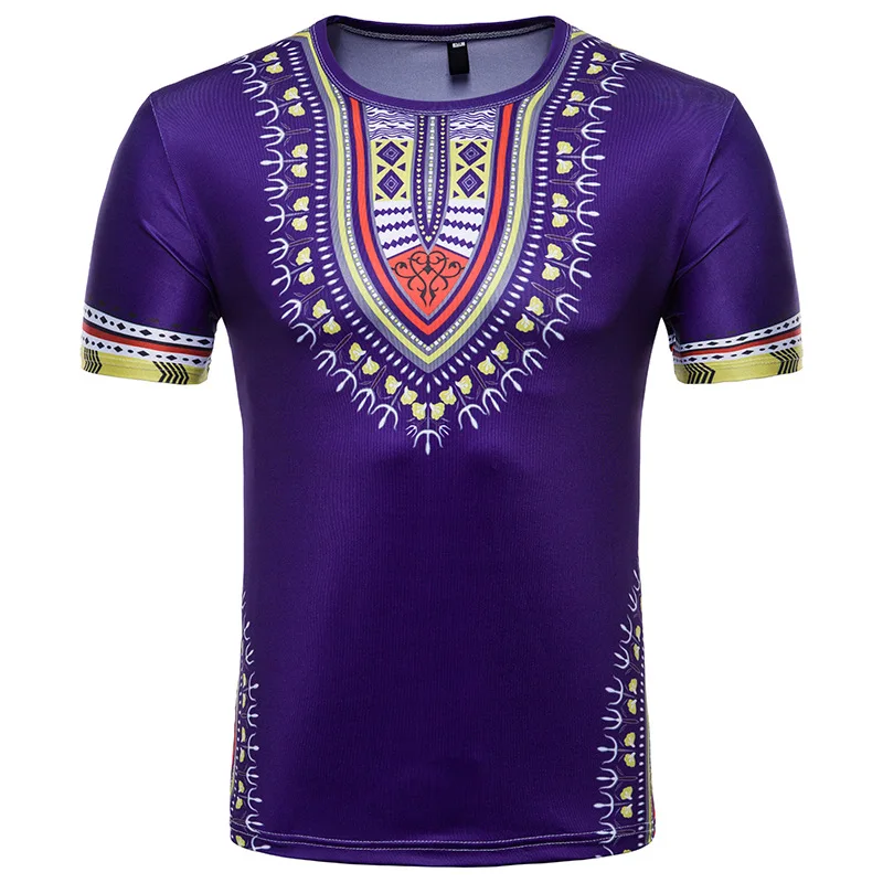 African Dashiki T Shirt Men 2018 Brand New Short Sleeve Mens T shirts ...