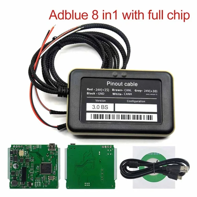 10 шт./лот Adblue ADBLUE Эмулятор 8 в 1 V3.0 с Nox сенсор Adblue Эмулятор 8в1 Поддержка евро 6 - Цвет: Adblue 8 in 1