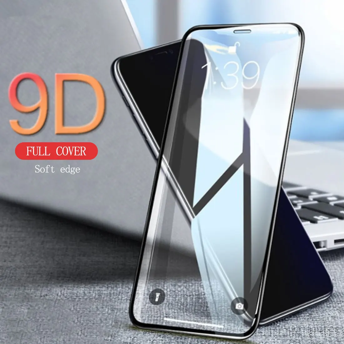Новый 9D изогнутый край Полное покрытие закаленное стекло для iPhone X XS MAX XR Защита