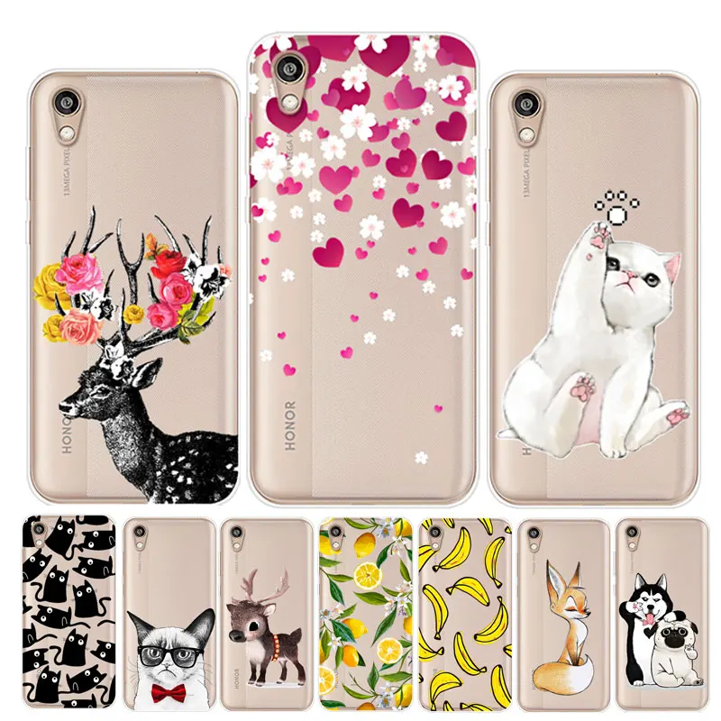 

Silicone Case on For Huawei Honor 8S Case 5.71" Clear Bumper Soft TPU Cover For Huawei Honor 8S KSE-LX9 8 S Honor8S Cases Coque