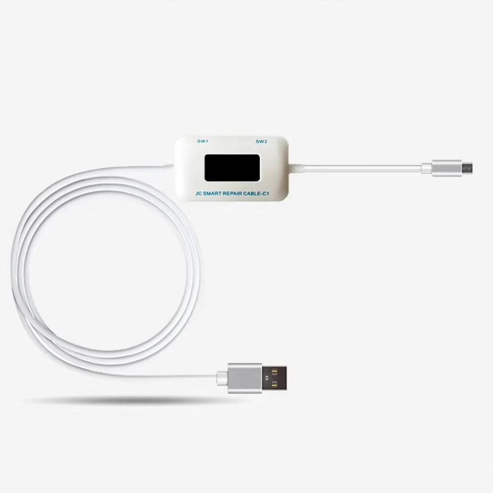 JC C1 Smart Repair Box for iPhone 6 6P 6S 6SP 7 7P 8 8P OLED Screen Test Cable Charging Fault Detect Motherboard Test Tool